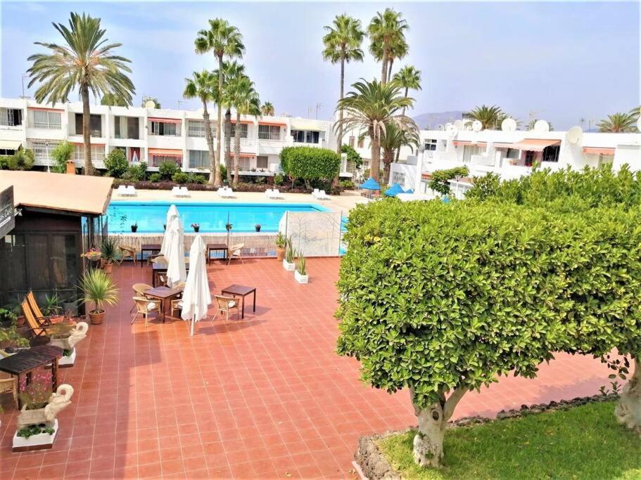 Cozy One Bedroom Apartment With Spacious Terrace. Pool And Garden View Costa Del Silencio Exteriér fotografie